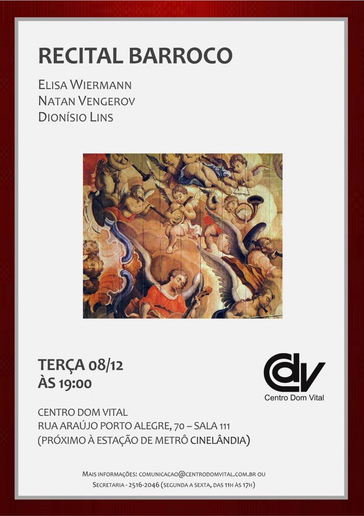 Cartaz - Recital Barroco - V5