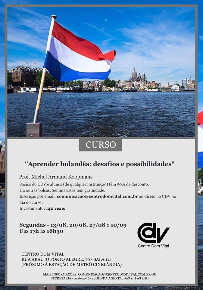 Curso "Aprender holandês: desafios e possibilidades"